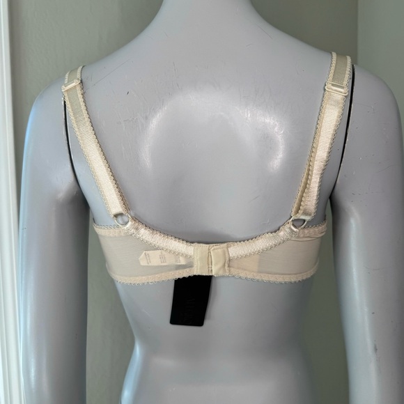 NWT ALEGRO Lingerie Innocent Lily Lace Bra in “Skin” Nude Unlined Underwire 36C - Picture 3 of 16